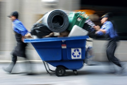 Safe disposal of hazardous construction materials