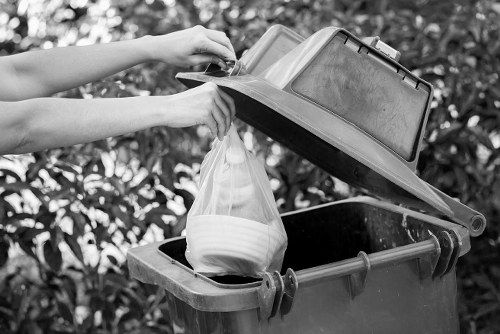 Hazardous waste disposal process
